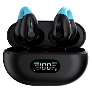 Q80 Không Dây Stereo Tai Nghe LED Hiển Thị Hifi Stereo Earbuds Earhooks Bt5.3 Tai Nghe Ngoài Trời Clip-On Tai Nghe - Product Image 1