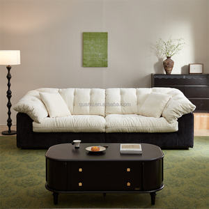 طقم أثاث منزلي كامل عالي الجودة 2-3 أشخاص أريكة قماشية لغرفة المعيشة - Product Image 3