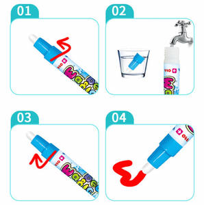 Dessin éducatif personnalisé pour enfants jouets tissu <span class=keywords><strong>Aqua</strong></span> <span class=keywords><strong>Doodle</strong></span> tapis <span class=keywords><strong>stylo</strong></span> peinture eau dessin tapis en tissu pour les enfants - Product Image 5