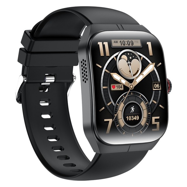 2025 New Amoled Curved Screen Smart Watch 1.95" Call Voice Control High Quality Cheap Smart Watch with NFC