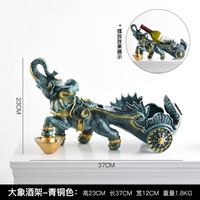 Porte-bouteille de vin décoratif en résine, étagère de rangement cheval Champagne, support de salon, armoire à vin, cadeau de réchauffement de la maison