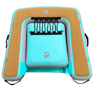 Chaise longue flottante gonflable pour l'eau, canapé flottant avec dossier pour piscine, <span class=keywords><strong>radeau</strong></span> de loisirs pour adultes - Product Image 5