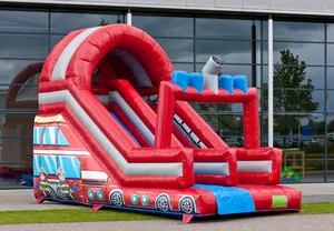 Tobogán Inflable con Forma <span class=keywords><strong>de</strong></span> Camión, <span class=keywords><strong>Castillo</strong></span> Inflable con Tobogán Seco para Niños - Product Image 3