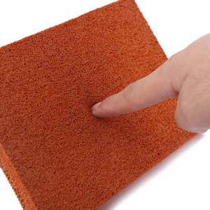 Vente directe usine : Spatule à mousse de caoutchouc, couteau à mortier à lame rectangulaire, manche TPR, outil de maçonnerie, <span class=keywords><strong>grattoir</strong></span> à flotteur. OEM/ODM disponible. - Product Image 3