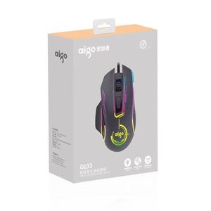 Aigo Q833 Wired Gaming <b>Mouse</b> 7 Buttons RGB Backlit Optical Right Hand Ergonomic - Product Image 4