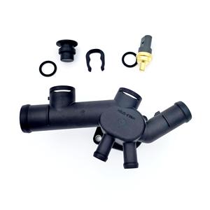 Su sıcaklığı sensörü 06A121132C ile Volkswagen Beetle eksantrik soğutucu boru flanş su boru konnektörü - Product Image 2