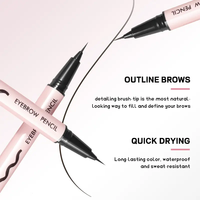 Crayon à sourcils liquide cosmétique en gros OEM, séchage rapide, imperméable, végétalien, marque privée