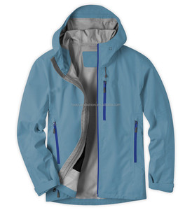 Identité Fabricant de vêtements personnalisés Veste de pluie coupe-vent d'extérieur pour hommes Coupe-vent imperméable à 2.5 couches - Product Image 2