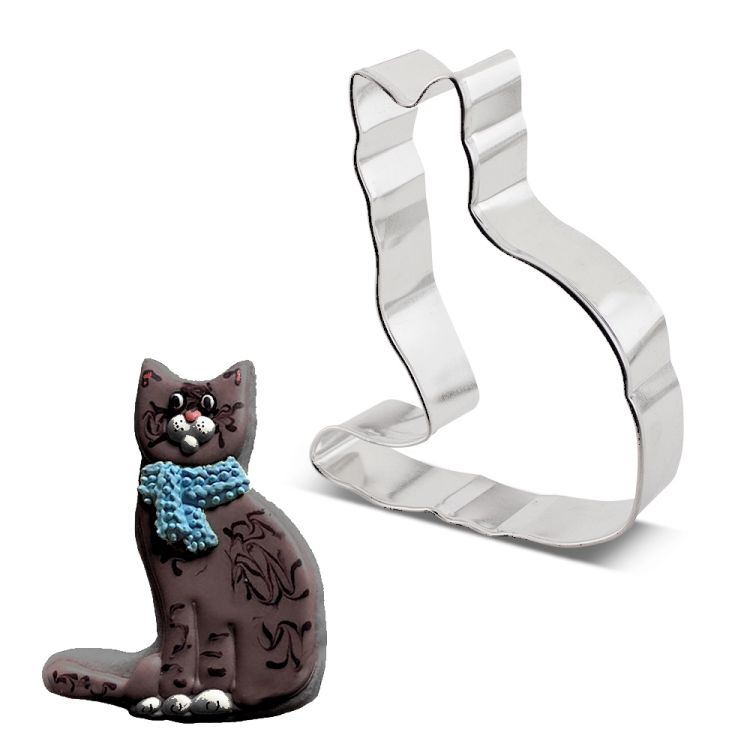 Cortador de galletas de gato rizado