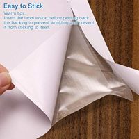 100 pochettes transparentes pour étiquettes d'expédition, auto-adhésives, pour listes de colisage et documents, pour l'emballage logistique