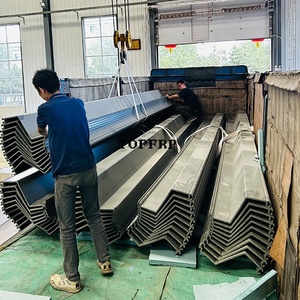 Hot Sale Z-type <b>Sheet</b> Pile <b>PVC</b> <b>Plastic</b> <b>Sheet</b> Piling for Beach Erosion River Diversion - Product Image 3
