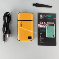 Vgr V-369 Nouveau Mini Voyage Portable Étanche Rechargeable Hommes Rasoir Électrique Rasoir Visage Tondeuse À Barbe