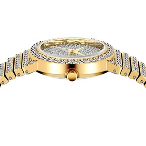 Wholesale <b>diamond</b> Timing Business Alloy Gold Large Dial Ultra-thin Japanese Quartz Movement Luxury Quartz <b>Watch</b> Women - Product Image 5