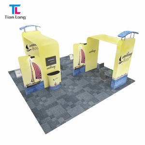 Tianlang 8ft căng thẳng Vải Xách Tay <span class=keywords><strong>Pop</strong></span> <span class=keywords><strong>Up</strong></span> hiển thị nhanh chóng Backdrop cho triển lãm thương mại hiển thị đứng triển lãm tường biểu ngữ - Product Image 6