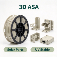 Filamen ASA 3D HAOXI, ASA Copolymer Virgin, Warna Stabil untuk Pembuatan Prototipe Rekayasa Kustom