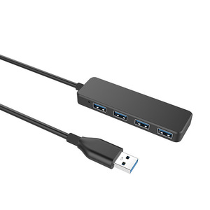 ฮับ USB 3.0 ถ่ายโอนข้อมูลเร็ว Usb3.0 4 พอร์ต ฮับ รองรับ Windows PC <span class=keywords><strong>Mac</strong></span> เครื่องพิมพ์ ฮาร์ดดิสก์พกพา สำหรับแล็ปท็อป Usb 3.0 พอร์ตฮับ - Product Image 2