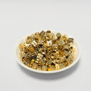 Nóng chảy Brass chèn với chủ đề M4 M5 <span class=keywords><strong>M6</strong></span> M7 cho nhựa tròn đồng thau có khía ren chèn Nut chủ đề có khía hạt - Product Image 5