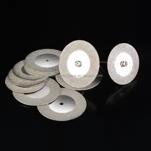Accesorios de taladro rotativo de joyería de lijado completo mini disco de corte de diamante dental mandril de 2,35mm