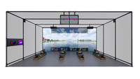 ACTIVATE-Projecteur interactif de bateau à rames intérieur RACE Sport Game Extreme Rowing Amusement Park Facility Shopping Mall