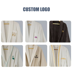 Super Soft Fluffy Terry Towelling Bathrobe for Spa Terry Hotel Bath <strong>Robe</strong> with Custom Logo <strong>Waffle</strong> Bathrobe - Product Image 5