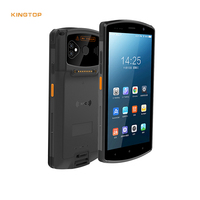 PDA professionnel Android 12 de 5,7 pouces avec lecteur de codes-barres 2D, lecteur NFC, capacité de mémoire de 4 Go pour la logistique et l'entrepôt