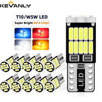 Prix d'usine, lumières LED de voiture T10 4014 26SMD Canbus sans erreur 168 194 501, éclairage de plaque d'immatriculation W5w, lampe de lecture pour l'intérieur de la voiture