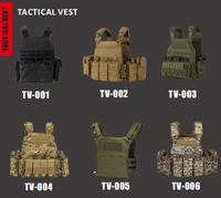 Gilet tactique pare-balles en tissu Oxford nylon avec système MOLLE et libération rapide pour porte-plaque – Vente en gros