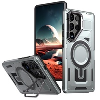 Caméra Béquille Magnétique Mobile Téléphone Cas Pour Samsung S25 EDGE S24 S23 Ultra FE Plus Housse De Protection A56 A36 A07 A17 A15