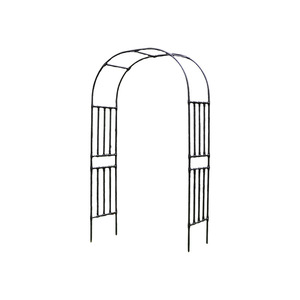 Arche de jardin en fer pour plantes grimpantes, support extérieur pour roses, structure en métal durable, design ajouré, structure de support pour plantes - Product Image 1