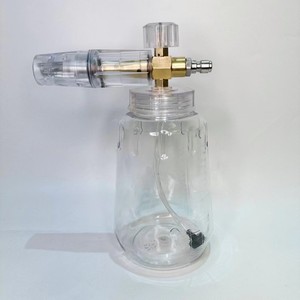 Transparent Foaming Jar 1L All Copper High <b>Pressure</b> <b>Sprayer</b> For Car Wash MIST Spray Pattern PA Material - Product Image 1