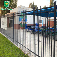 Clôture tubulaire en acier galvanisé de haute qualité avec revêtement en PVC, style australien, service de modélisation 3D pour usage extérieur