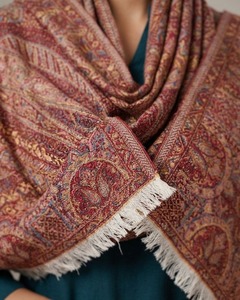Chales de Moda Invernal para Mujer, Diseño Elegante con Estampado Floral, Cómodos para Uso Diario, Proveedor al por Mayor - Product Image 5