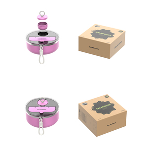 Chine produit chaud Watersy 304 saladier en acier inoxydable ensemble de conteneurs de stockage de nourriture instantanée avec couvercle boîte à lunch pour employé de bureau - Product Image 3