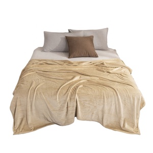 Couvertures de lit lavables de couverture d'<span class=keywords><strong>avion</strong></span> en velours doux réversible d'usine personnalisée en gros - Product Image 1