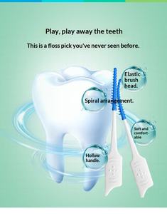 Hilo Dental al por Mayor, Palillos Interdentales de Plástico con Hilo - Product Image 4