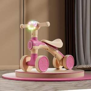 Kinder-Laufrad aus Kunststoff & Metall mit Vier Rädern, Musik & Licht für 1-<span class=keywords><strong>3</strong></span> Jährige, Unisex - Product Image 3