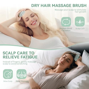 Custom Color Handheld Plastic Laser Waterproof Scalp Massage <b>Hair</b> Shampoo Brush Compact Shower Bath <b>Massager</b> - Product Image 4