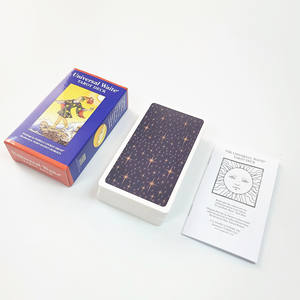 Buena calidad 12X7 <span class=keywords><strong>Universal</strong></span> Wait <span class=keywords><strong>Tarot</strong></span> con guía 78 tarjetas juego de mesa de adivinación para jugar - Product Image 1