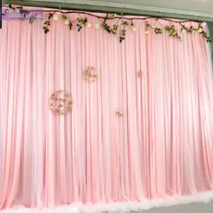 BCK091 Hochzeits dekoration Materialien Hintergrund Tüll Hintergrund tragbare Bühne Vorhang Hintergrund