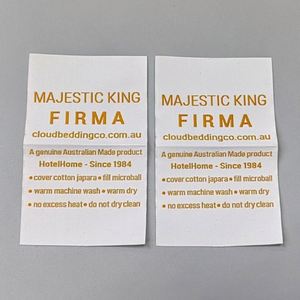 Étiquettes de vêtements personnalisées en usine, étiquettes de taille de haute qualité, étiquettes tissées pour vêtements, étiquettes pour chemises - Product Image 2