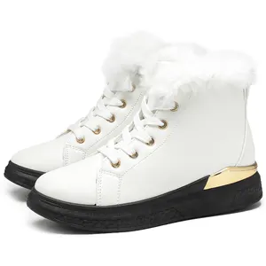 2024 नए आगमन क्लासिक फीता ने अन्य लड़ाकू जूते महिलाओं के लिए महिलाओं की शीतकालीन बर्फ के टखने के जूते