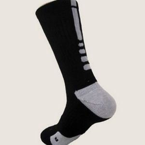 ถุงเท้าบาสเก็ตบอลฟิตเนส ระดับกลางน่อง ซับเหงื่อ ทนทาน ถุงเท้ากีฬาวิ่งสำหรับผู้ชาย - Product Image 1