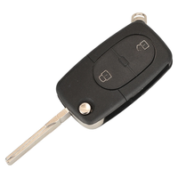 Clé de voiture télécommande pliable 433Mhz 1J0959753A avec puce ID48 pour Golf 4, Passat MK4, Seat, Skoda, lame HU66