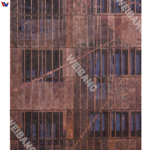 แผงโลหะอะลูมิเนียมตัดด้วยเลเซอร์สำหรับตกแต่งภายนอกอาคารแบบมีรูพรุนสำหรับตกแต่งภายนอกอาคาร - Product Image 2