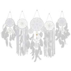 Articles de décoration de chambre pour garçon grand macramé gland tenture murale Art bohème rotin maille à la main cuisine décor feuille dessus de <span class=keywords><strong>Table</strong></span> - Product Image 3