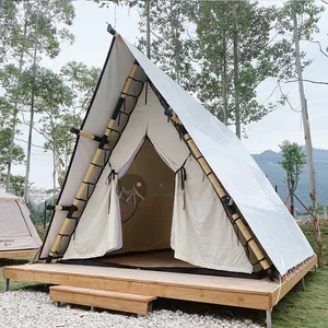 Outdoor Safari Driehoek Houten Tent 4X5