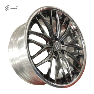 Pengzhen deux pièces poli lèvre gris à rayons centraux 18-26 pouces 5x120 5x112 jantes <span class=keywords><strong>de</strong></span> voiture forgées pour <span class=keywords><strong>Mercedes</strong></span> - Product Image 2