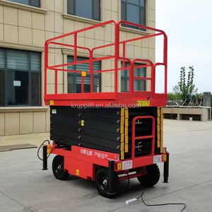 Elevador Portátil Eléctrico Hidráulico, Elevador Móvil con Capacidad de 100 kg y Altura de 22 m, <span class=keywords><strong>Precio</strong></span> con Certificación CE, Elevador de Tijera Auxiliar - Product Image 1