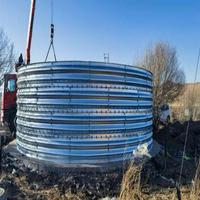 Tuyau de drainage en acier ondulé pour le drainage des eaux pluviales sur route