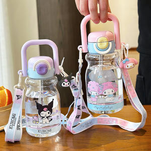 ขวดน้ำซูโอมู มายเมโลดี้ 500 มล. ปลอดสาร BPA พร้อมสายสะพายสำหรับเด็กใช้ในโรงเรียน - Product Image 3